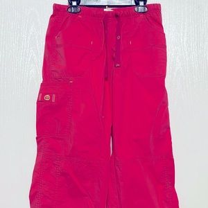 Pink small scrub pants
